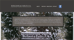 Desktop Screenshot of burlesonearley.com